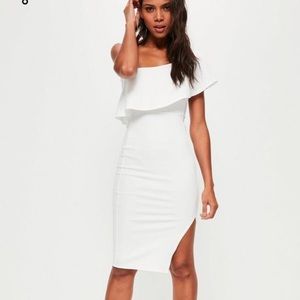 White off the shoulder dress